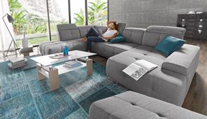 Sit&more Wohnlandschaft, wahlweise mit Bettfunktion, inklusive Kopfteilverstellung