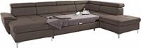 Exxpo - sofa fashion Wohnlandschaft, wahlweise mit Bettfunktion und Bettkasten