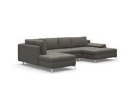 sit&more Zithoek met mega-récamier, naar keuze met slaapfunctie en bedkist