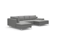 sit&more Zithoek met mega-récamier, naar keuze met slaapfunctie en bedkist