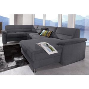 sit&more Zithoek Ascara U-vorm inclusief boxspring/binnenveringsinterieur, naar keuze met slaapfunctie
