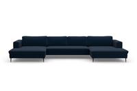 DOMO collection Zithoek Modica XXL, in een moderne look met 2 royale récamiers, vrij plaatsbaar