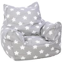 KNORRTOYS.COM Kindersitzsack - Stars, weiß grau