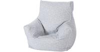 KNORRTOYS.COM Kindersitzsack - Geo cube grey grau