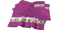 Erwin Müller Kinder-Frottier-Set 3-tlg. (1 HT + 2 WH) Frottier fuchsia Gr. one size