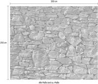 Komar Vliestapete »Stone Wal«, glatt, Steinoptik