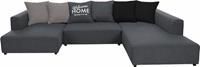 Tom Tailor Wohnlandschaft »HEAVEN CASUAL U«, aus der COLORS COLLECTION, farblich abgesetzte Rückenkissen