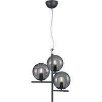 TRIO Moderne Hanglamp Pure 3-lichts - Metaal - Grijs