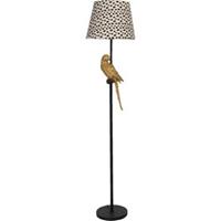 Clayre & Eef Vloerlamp Ø 37*165 cm E27/max 1*60W Meerkleurig Kunststof Rechthoek Staande Lamp Staanlamp