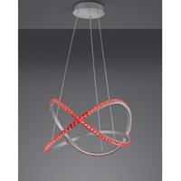 Reality Moderne Hanglamp Rubin - Metaal - Zilver