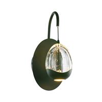 Highlight Wandlamp Clear Egg 1 lichts helder-zwart