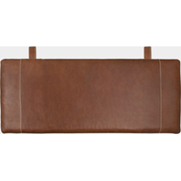 NAHKA leren rugkussen / zitkussen FINN 100 x 40 - Beetle Brown