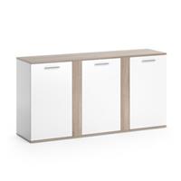 Vicco Kommode 3D Novelli Sonoma Weiß weiß
