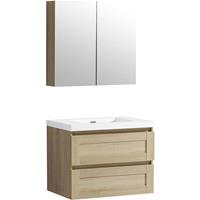 Differnz Reno Badmeubelset 75cm - Eiken