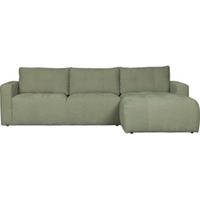 Vtwonen Bar Chaise Longue Rechts - Stof - Groen - 87x280x170