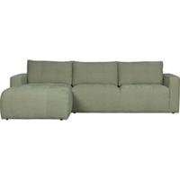 Vtwonen Bar Chaise Longue Links - Stof - Groen - 87x280x170