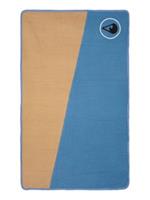 WAVE HAWAII Strandtuch Travel Lighd Strandtücher blau/beige Gr. 80 x 130