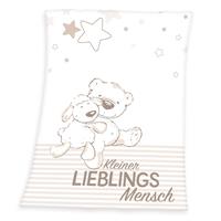 Herding Babydeken Kleine favoriete persoon met teddy en schaap, knuffeldeken