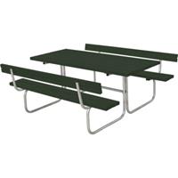 Trendyard Picknicktafel Retro Groen 2 Rugleuningen