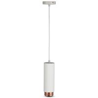 V-TAC Hängeleuchte Vt-864 Gu10 120 X 8 Cm Ip20 Gips Weiß/roségold