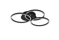 REALITY LED-Deckenleuchte Circle R62823132 schwarz, 27 W, 3200 lm CCT