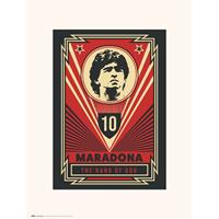 Grupo Erik Maradona The Hand Of God Kunstdruk 30x40cm