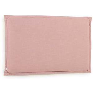 kavehome Tanit roze linnen hoofdbord met afneembare hoes 180 x 100 cm