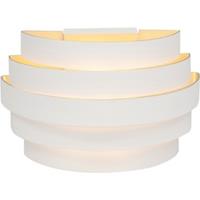 Highlight Scudo - Wandlamp - G9 - 20 x 12.5 x 10.5cm - Wit en Goud