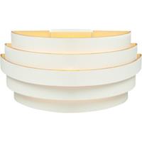 Highlight Scudo - Wandlamp - G9 - 25 x 12.5 x 12.5cm - Wit en Goud