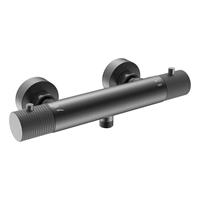 Ribbd thermostatische douchemengkraan hartafstand 15 cm gunmetal 29.5353