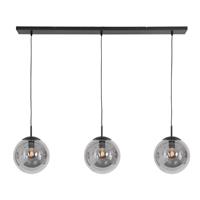 Steinhauer Hanglamp bollique L 120 cm 3 lichts 3122 zwart