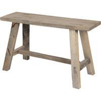 Clayre & Eef Plantentafeltje 60*18*24 cm Bruin Hout Rechthoek Plant table