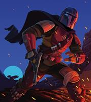 Bilderwelten Fototapete Star Wars The Mandalorian Big Ambush