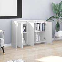 vidaXL Sideboard Weiß 102x33x75 cm Spanplatte 