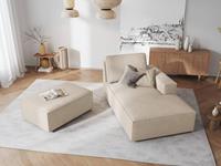 Milo Casa | Chaise Longue Carlo rechts ribstof