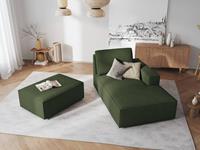 Milo Casa | Chaise Longue Carlo rechts ribstof