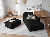 Milo Casa | Chaise Longue Carlo rechts ribstof