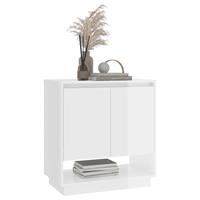 VidaXL Sideboard Hochglanz-Weiß 70x41x75 cm Spanplatte 