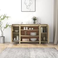 vidaXL Dressoir 135x41x75 cm spaanplaat sonoma eikenkleurig