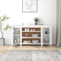 vidaXL Dressoir 135x41x75 cm spaanplaat wit