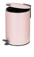 Kela Badkamer Abfallbehälter Mats 3 Liter 23 X 17 Cm Edelstahl Rosa