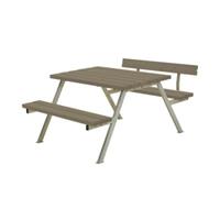 Trendyard Picknicktafel Balkon Alpha Grijs Bruin 1 Rugleuning