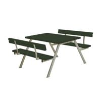 Trendyard Picknicktafel Balkon Alpha Groen 2 Rugleuningen