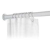 Wenko Duschvorhangstange »Luz«, , Ø 280 mm, ausziehbar, ohne bohren, 110 - 185 cm, aus rostfreiem Aluminium