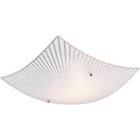 BES LED LED Plafondlamp - Plafondverlichting - Trion Elize - E27 Fitting - 1-lichts - Vierkant - Mat Chroom - Aluminium