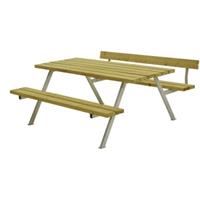 Trendyard Picknicktafel Tuin Alpha Geimpregneerd Hout 1 Rugleuning