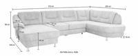 Sit&more Wohnlandschaft, mit Federkern, wahlweise mit Bettfunktion