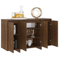 vidaXL Dressoir 120x41x75 cm spaanplaat bruineikenkleurig