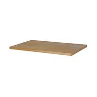 Wiesbaden Wastafelblad Lotus Topblad Rechthoek 100x46cm MDF Naturel Eik