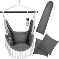 Hangstoel Indoor Outdoor Antraciet 170x100x150cm